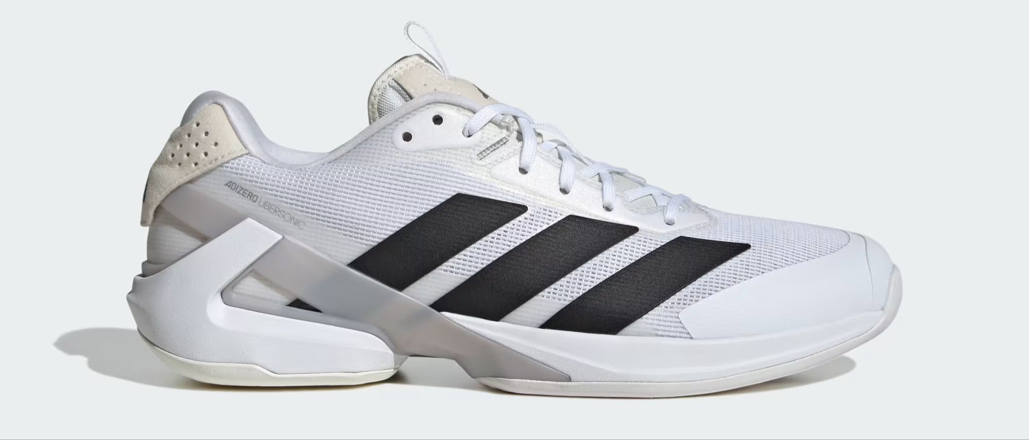 adidas Adizero Ubersonic 5 Tennis Shoes - Men's - Cloud White / Silver