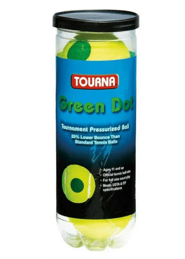 Tourna Kids Green Dot Tennis Balls