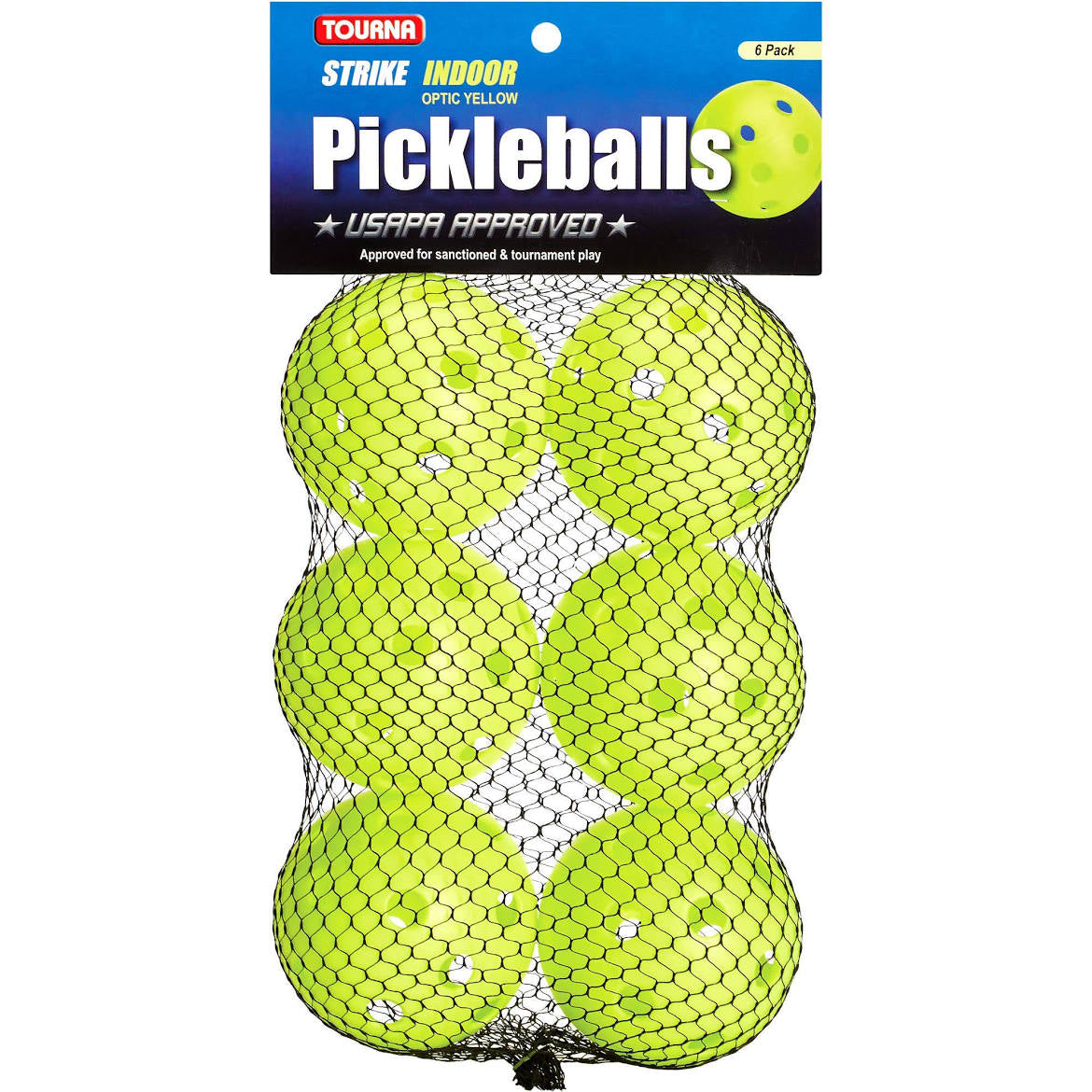 Tourna Indoor Pickleball Balls (Optic Yellow)