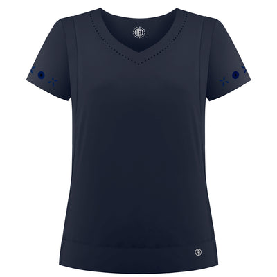 Ladies Poivre Blanc T-Shirt (Oxford Blue)