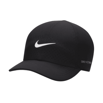 Adult Nike Unisex Dri-Fit Advantage Club Cap (Black)