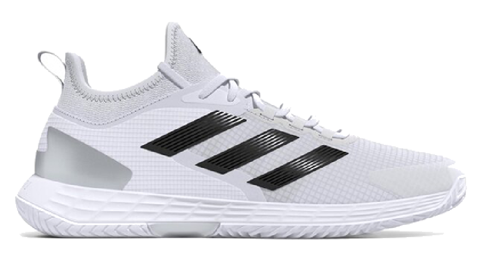 Adidas Men s Adizero Ubersonic 4.1 White Black Tennis Shoes