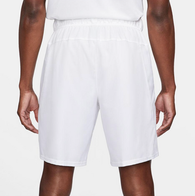 Mens NikeCourt Dri-FIT 9" Tennis Shorts (White)