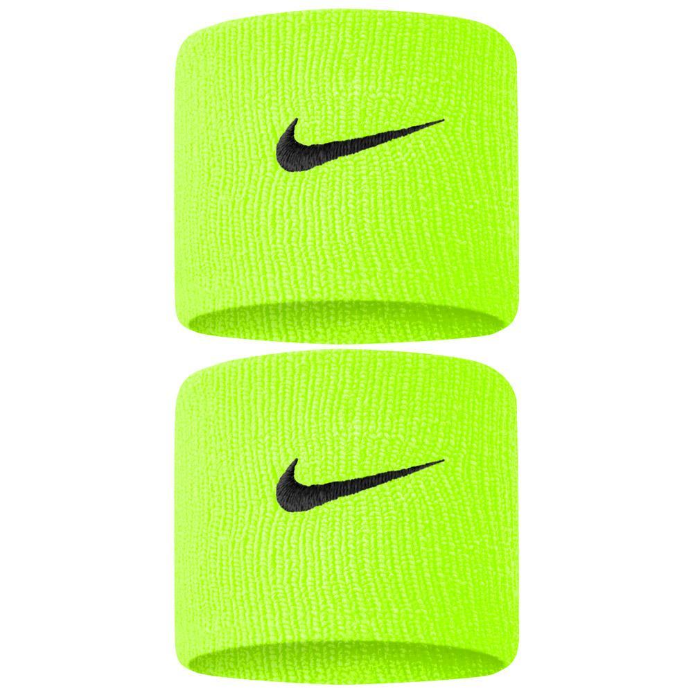 Nike Swoosh Singlewide Tennis Wristbands (Green)