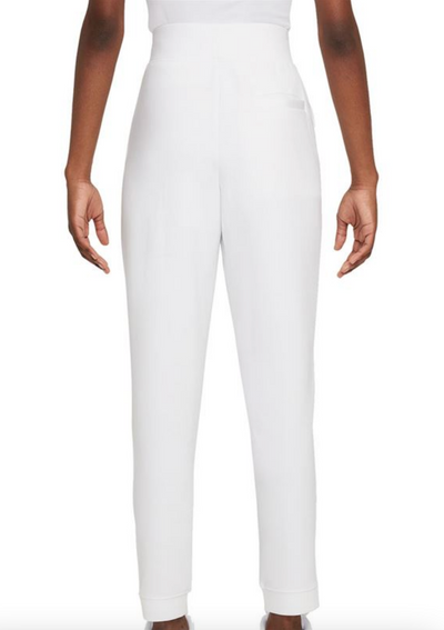 Ladies NikeCourt Dri-Fit Heritage Knit Pant (White)