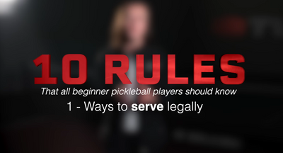 What is a Legal Pickleball Serve (2023 Update)