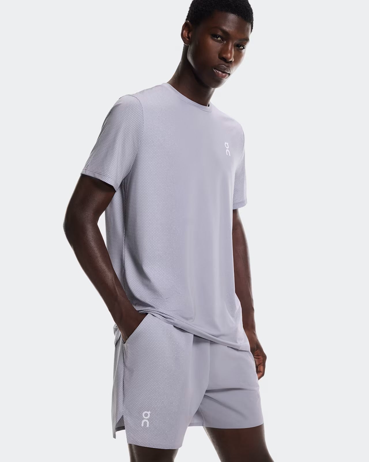 Mens On Cloud Court Shorts (Lilac/Dim)