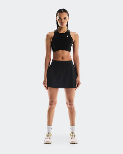 Ladies On Cloud Court Skirt Pleated (Black)