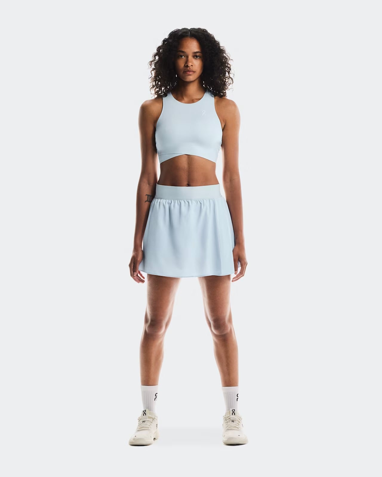 Ladies On Cloud Court Skirt Pleated (Arctic)