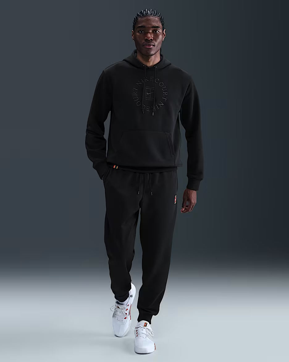 Mens NikeCourt Heritage Dri-FIT French Terry Tennis Pullover Hoodie