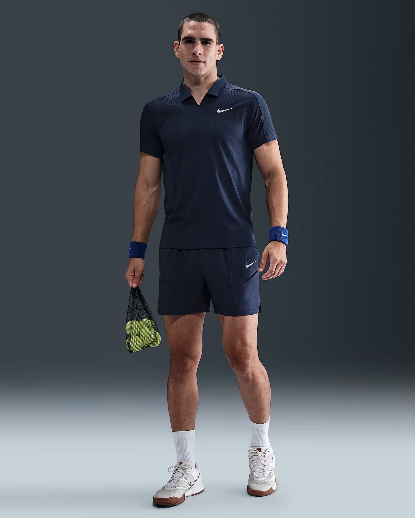 Mens NikeCourt Slam Dri-FIT ADV Tennis Polo