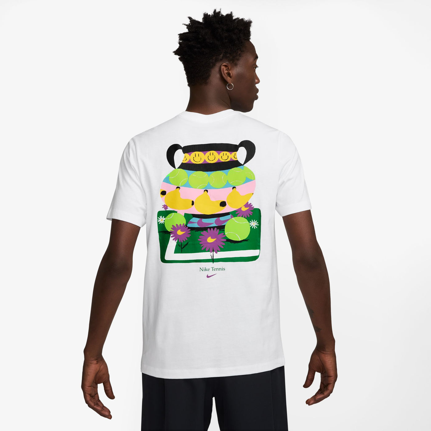 Mens Nike Crew Tee Court