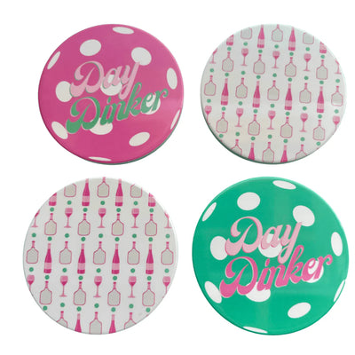 Born To Rally Pickleball Coasters