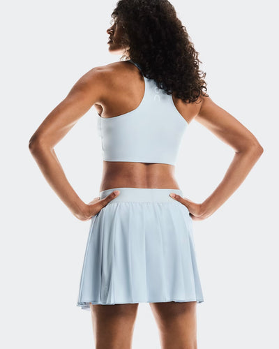 Ladies On Cloud Court Skirt Pleated (Arctic)