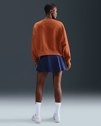 Ladies NikeCourt Heritage Phoenix Fleece Over-Sized Crew Neck Sweatshirt