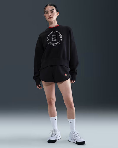 Ladies NikeCourt Heritage Phoenix Fleece Over-Sized Crew Neck Sweatshirt