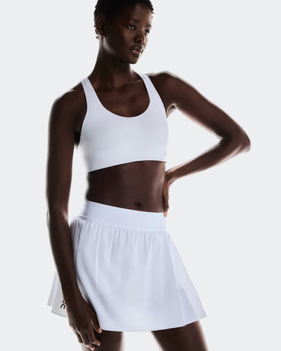 Ladies On Cloud Court Skirt Pleated (White)