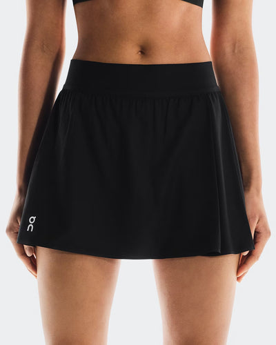 Ladies On Cloud Court Skirt Pleated (Black)