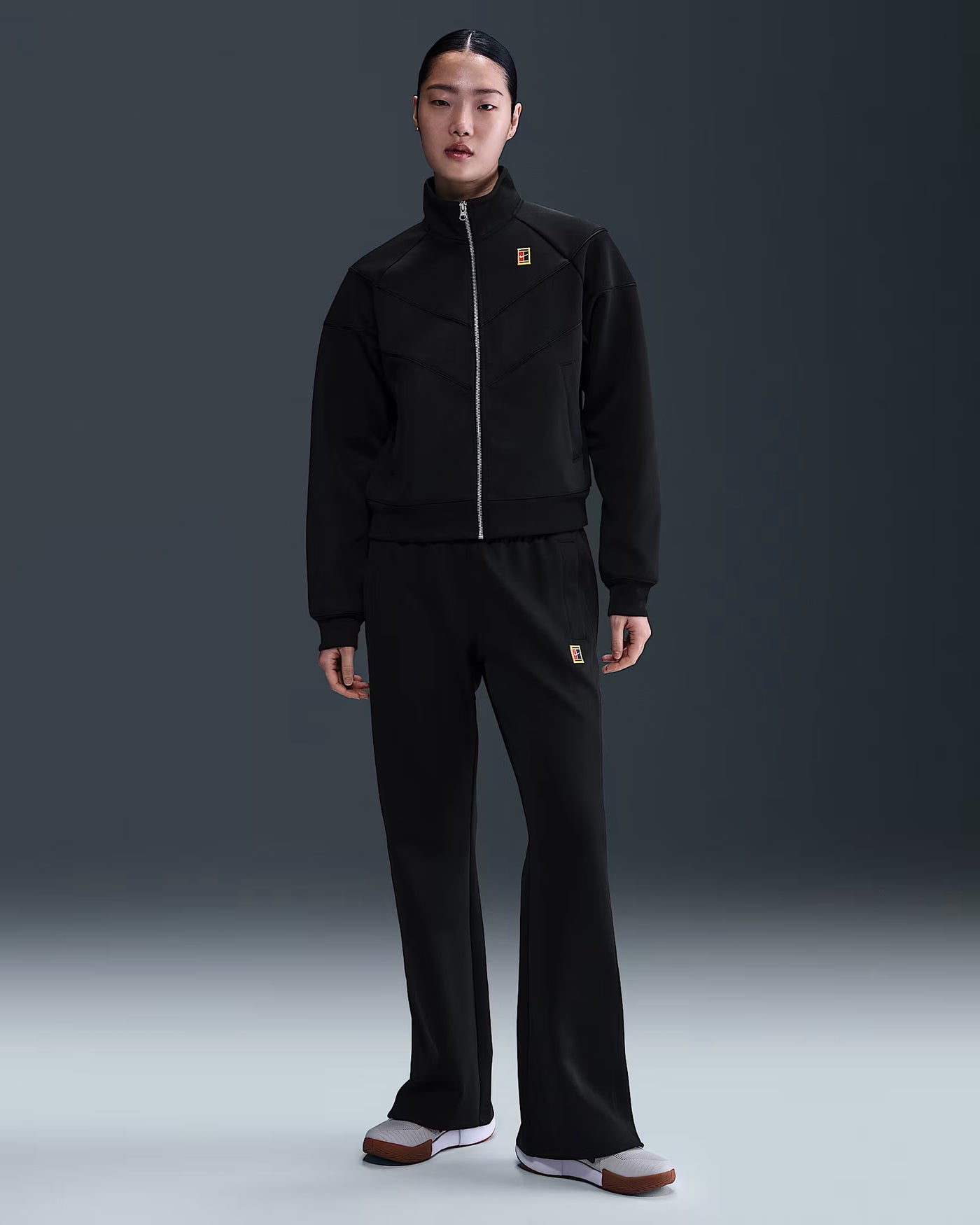 Ladies NikeCourt Heritage Windrunner Mid-Rise Tennis Pants