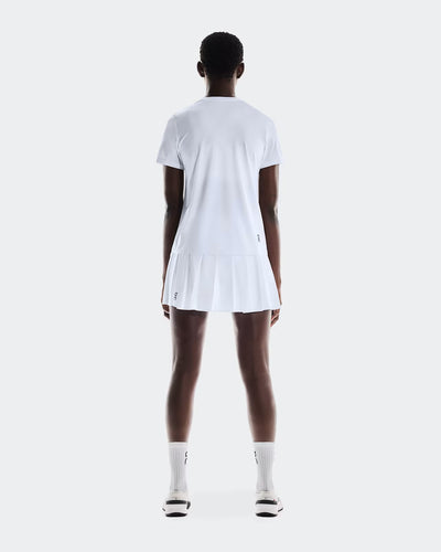 Ladies On Cloud Court Skirt Pleated (White)