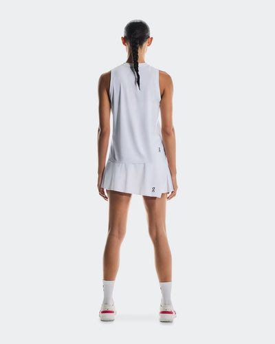 Ladies On Cloud Court Skirt Side Pleat (White)