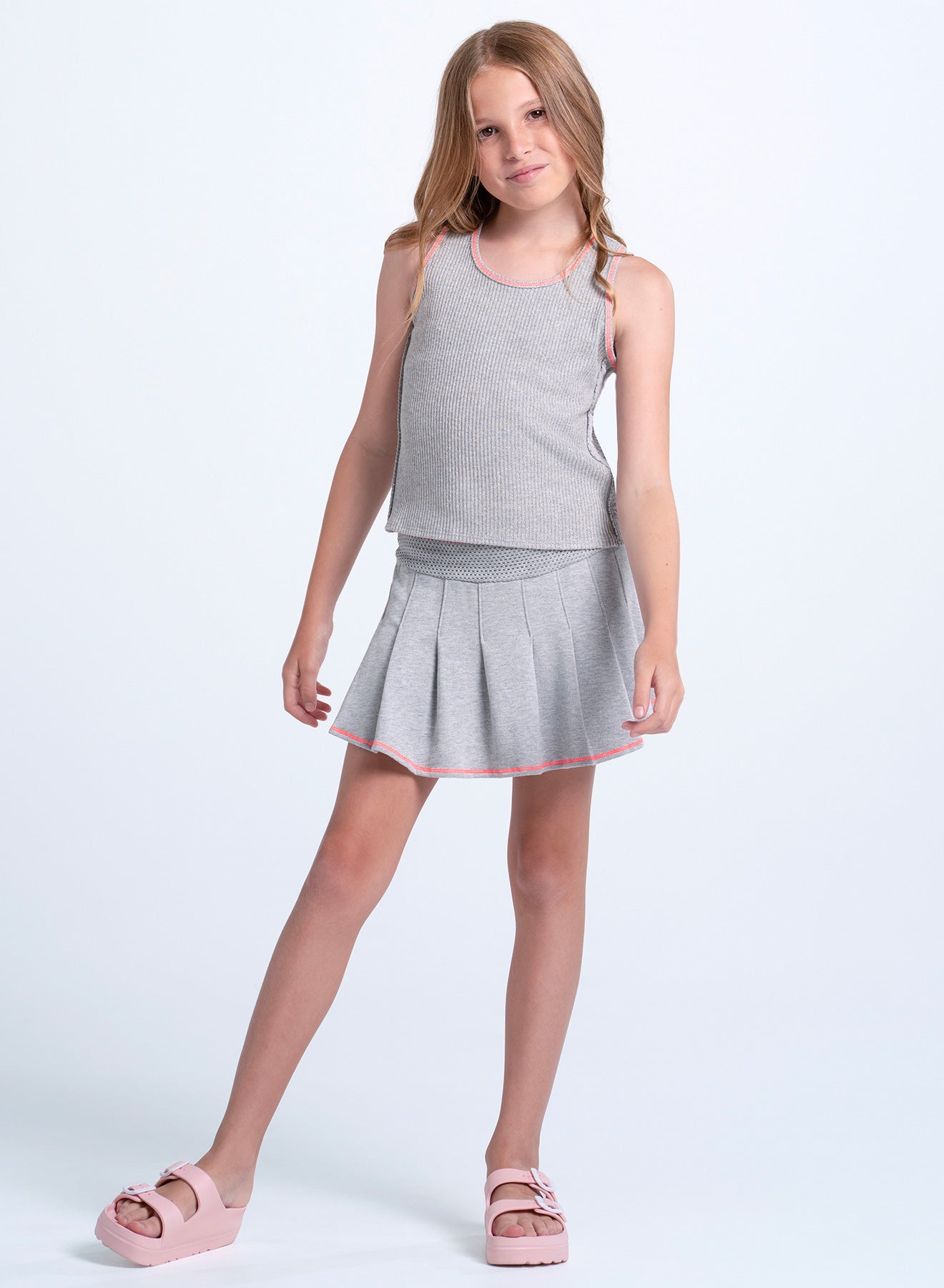 Girls Lucky In Love Chill Day Skirt