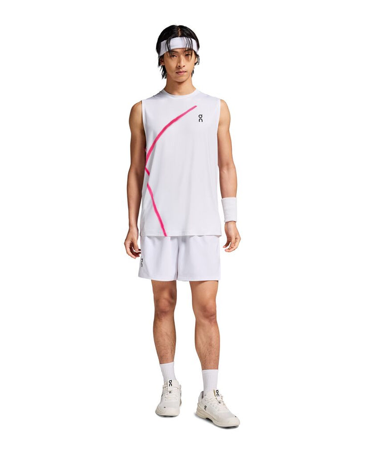 Mens On Cloud Court Shorts (White) – Mason's Tennis