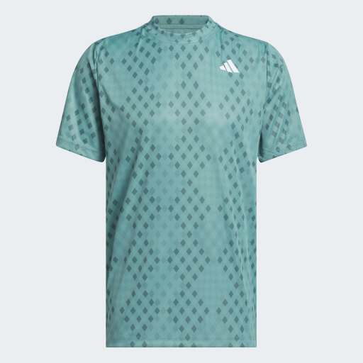 Mens Adidas Club Graph Tee (Teal)