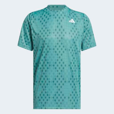 Mens Adidas Club Graph Tee (Teal)