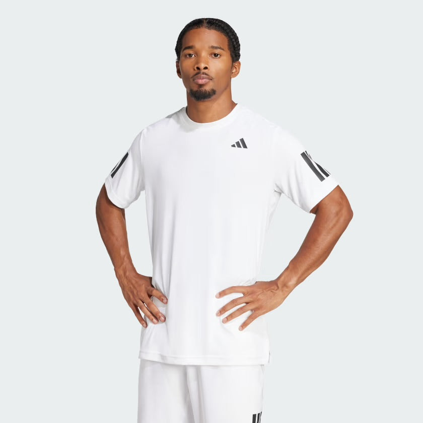 Mens Adidas 3-STRIPE CLUB TEE