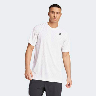 Mens Adidas Club Graph Tee (White)