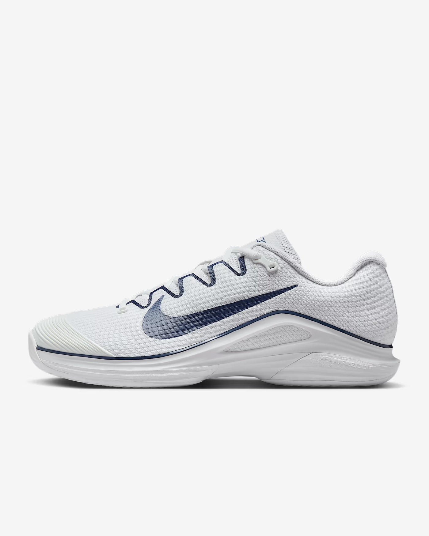 Mens Nike Zoom Vapor 12 (white/white-midnight navy)