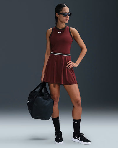 Ladies NikeCourt Slam Dri-FIT Tennis Dress (Dark Team Red)
