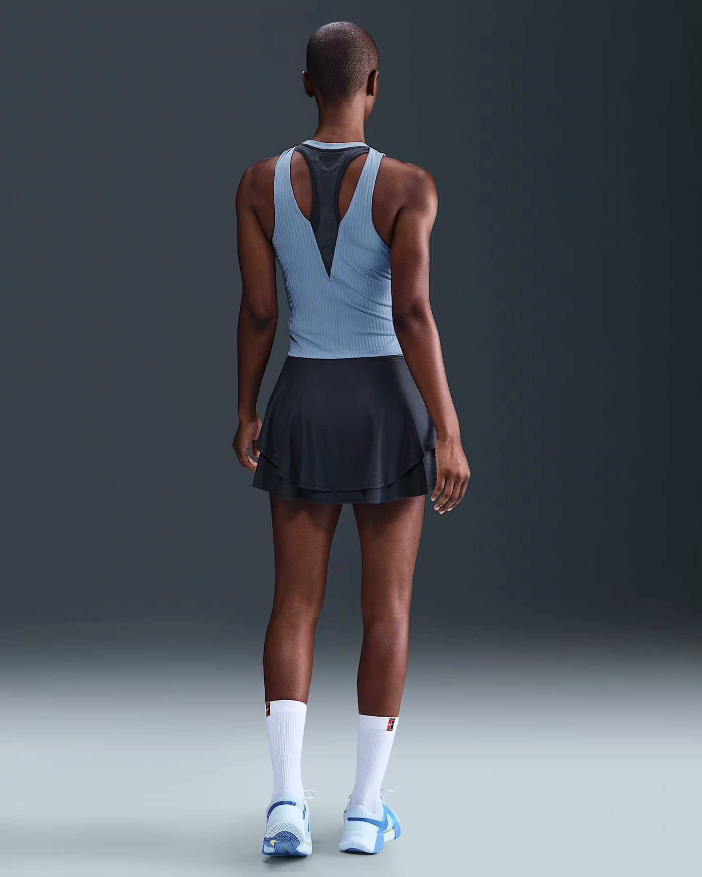 Ladies NikeCourt Slam Dri-FIT High-Waisted Tennis Skirt