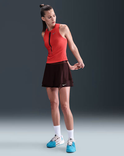 Ladies NikeCourt Slam Dri-FIT High-Waisted Tennis Skirt