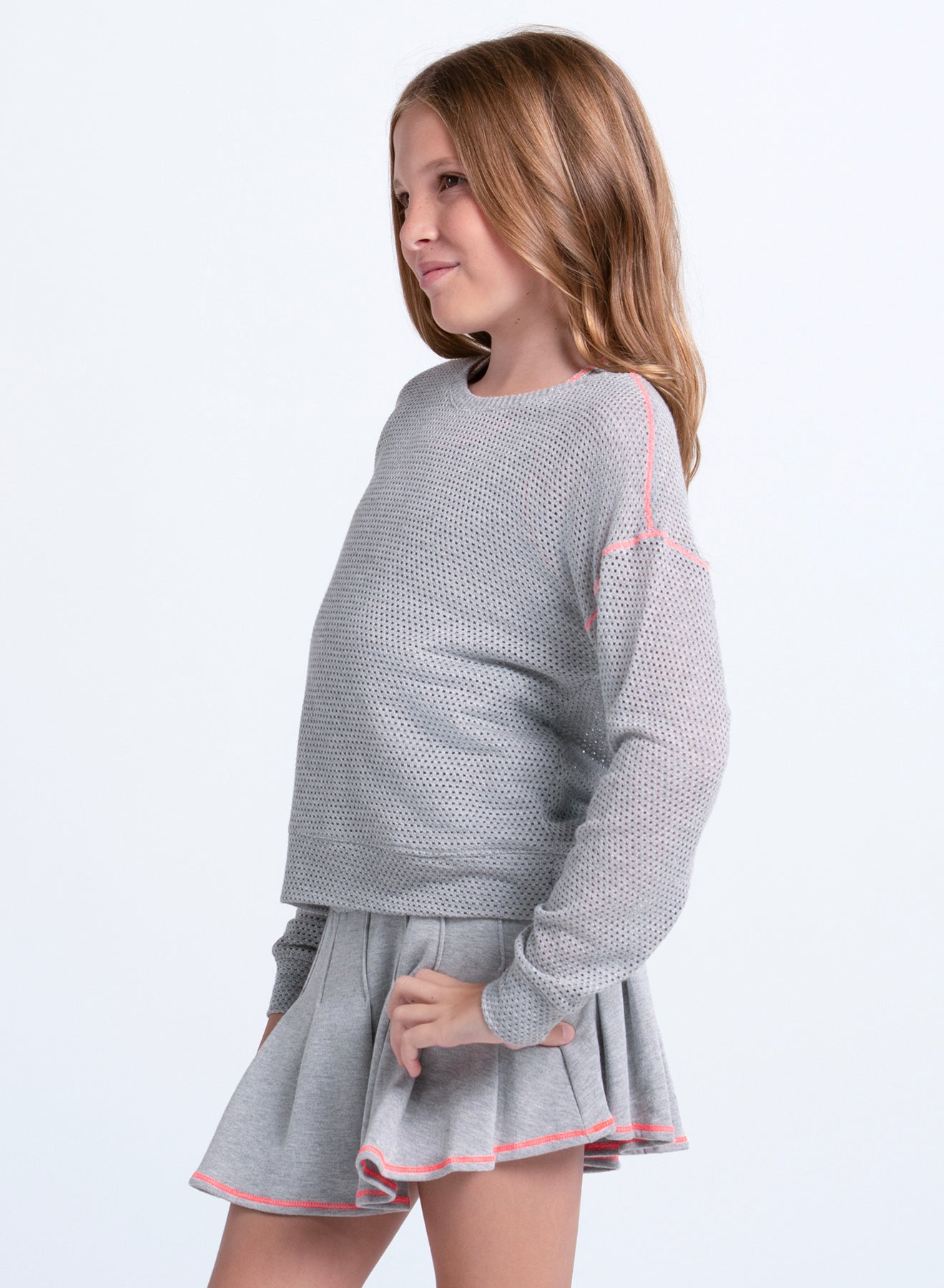Girls Lucky In Love Chill Day Sweater
