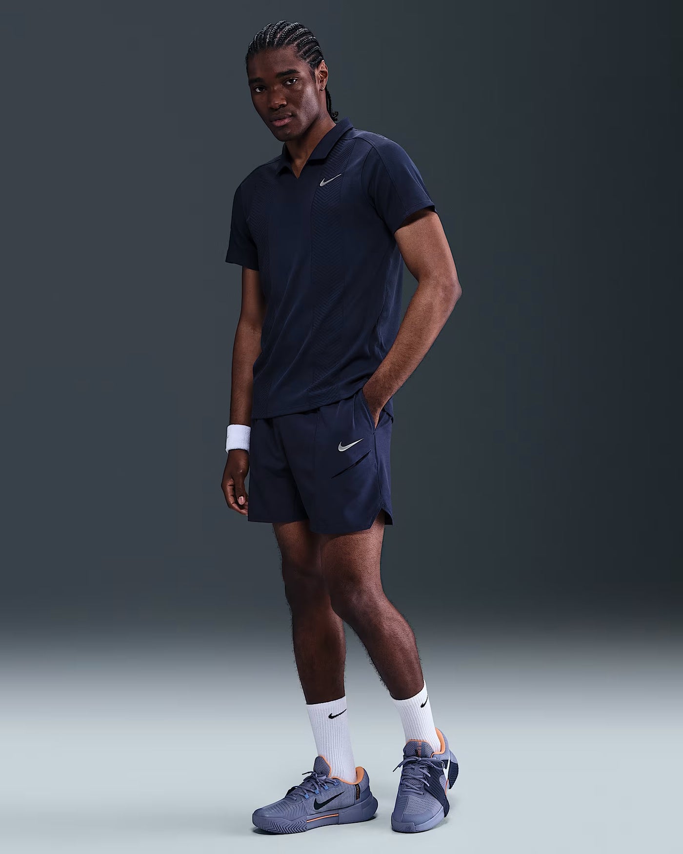 Mens NikeCourt Slam Dri-FIT 6" Tennis Shorts