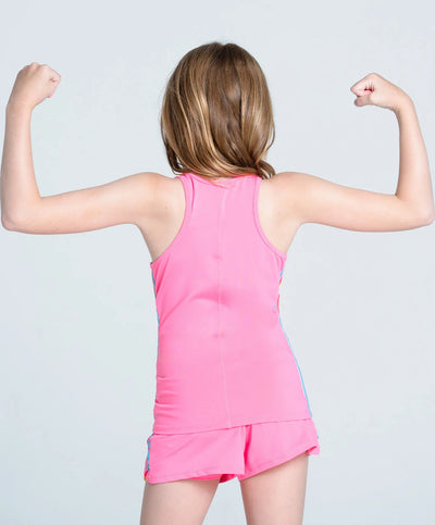 Girls Lucky In Love Prisma Stripe Tank