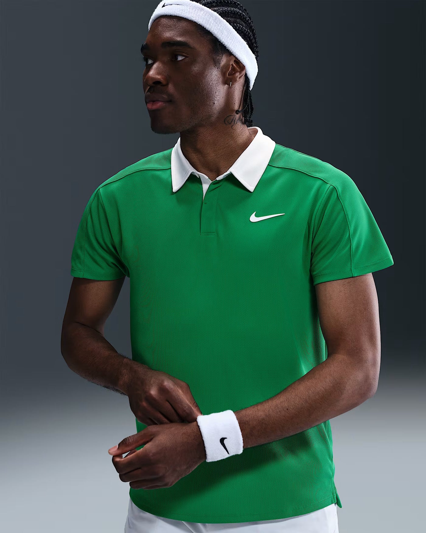 Mens NikeCourt Slam Dri-FIT ADV Tennis Polo