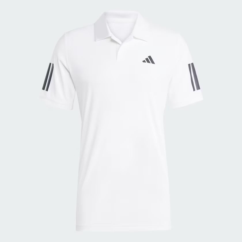 Mens Adidas Club Tennis 3 Stripes Polo