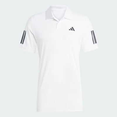 Mens Adidas Club Tennis 3 Stripes Polo