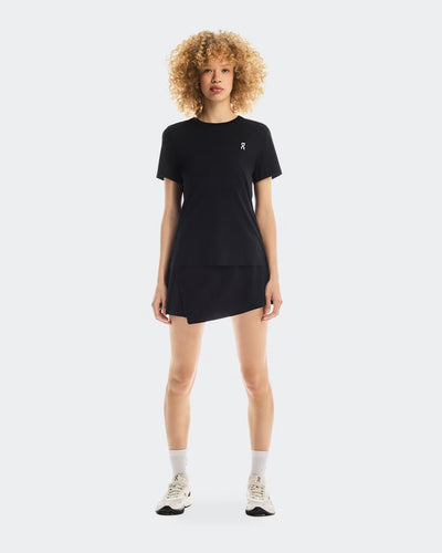 Ladies On Cloud Court Skirt Side Pleat (Black)