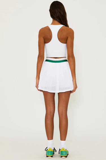 Ladies Beach Riot Irina Skirt Courtside White