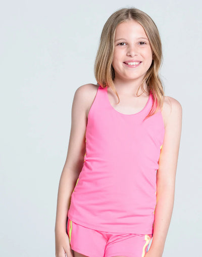Girls Lucky In Love Prisma Stripe Tank