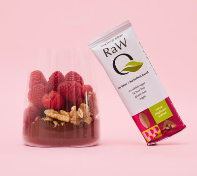 Raw Q Foods Energy Bar Cacao Raspberry Walnut