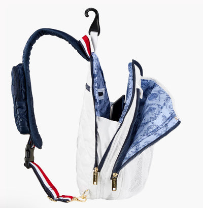 Oliver Thomas Tennis Maxed Out Pickle Sling (White/dark Navy)