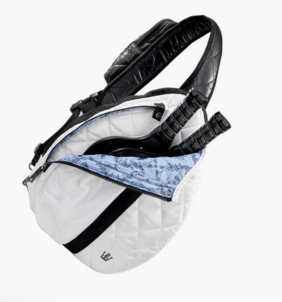 Oliver Thomas Tennis Maxed Out Pickle Sling (White/Black Stripe)