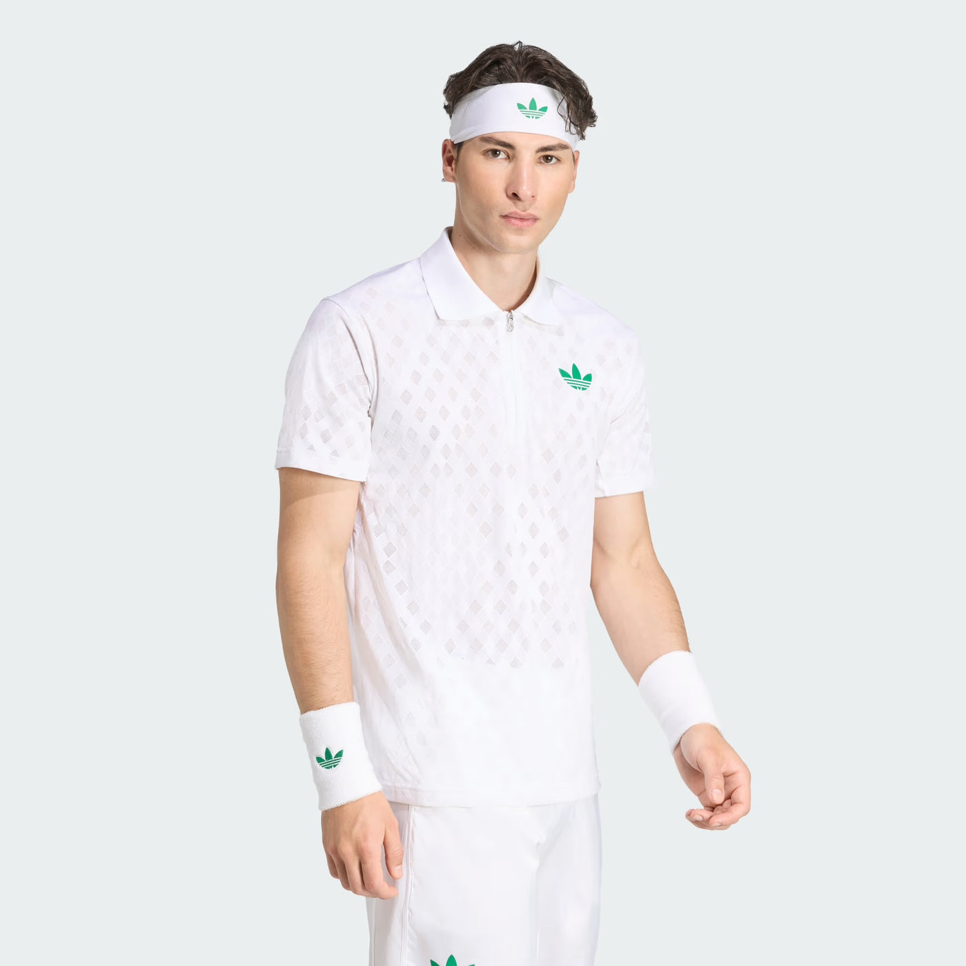 Mens Adidas Tennis Pro Climacool+ Free Polo Shirt