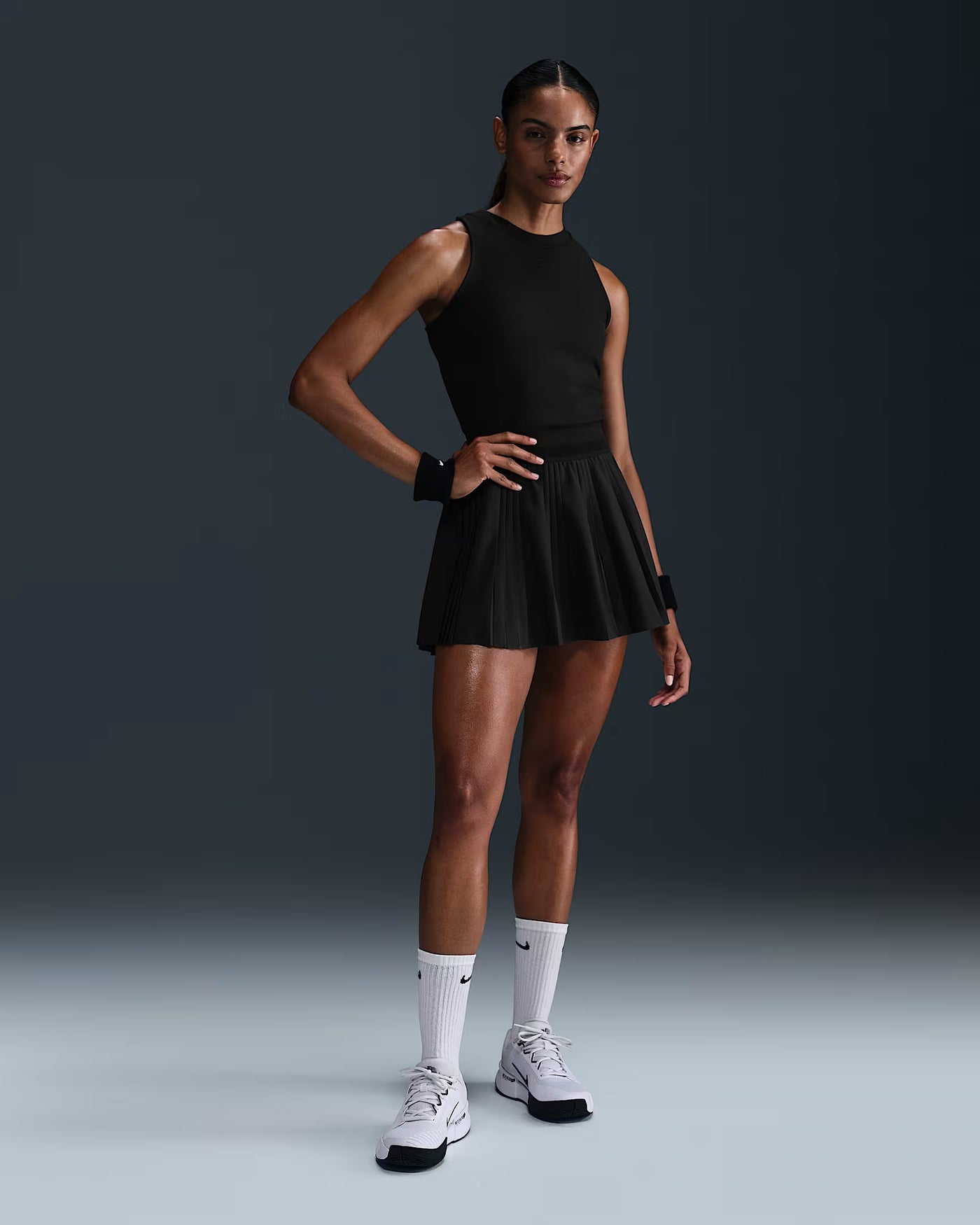 Ladies NikeCourt Advantage Dri-FIT Pleated Tennis Skirt