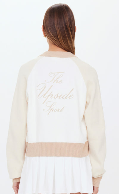 Ladies The Upside Rodeo Hallie Knit Bomber